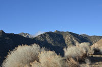 Moon set over Nine Mile Canyon